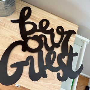 Beauty and the beast be our guest kitchen sign